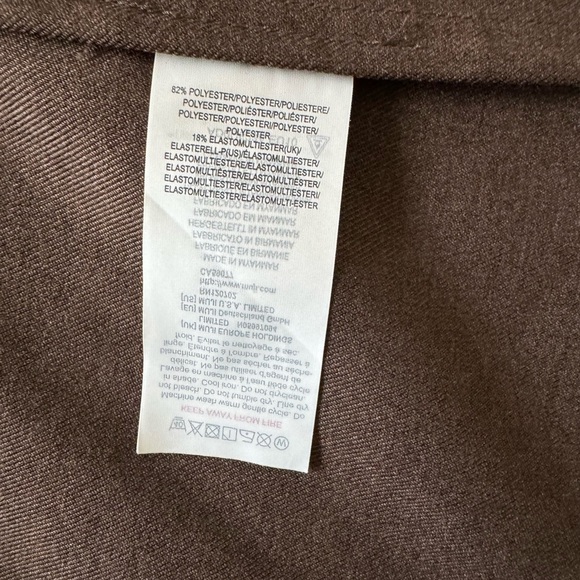 Muji Men's Stretch Brushed Jacket, Brown, XS - Picture 6 of 13